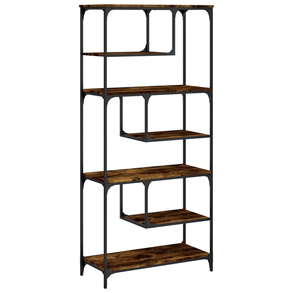 Vidaxl Estantería de Madera de Ingeniería 81x36x176 Cm Negro
