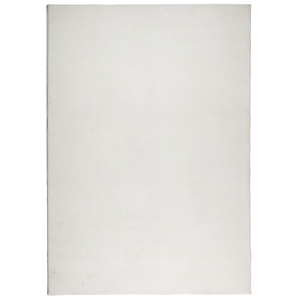 Vidaxl Alfombra Pelo Corto Look Escandinavo IZA 160x230 Cm Color Antracita