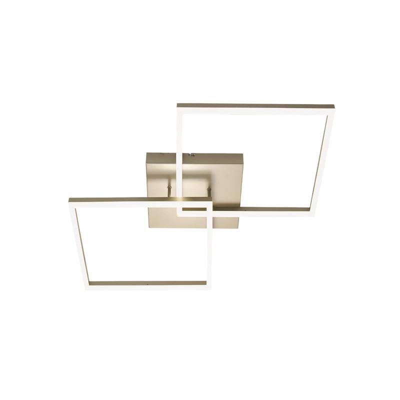 Lámpara de techo LED BARD moderna de 52 W, color oro mate 3394-65-225 Fabas Luce