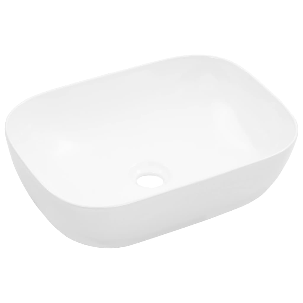 vidaXL Lavabo 45,5x32x13 cm cerámica