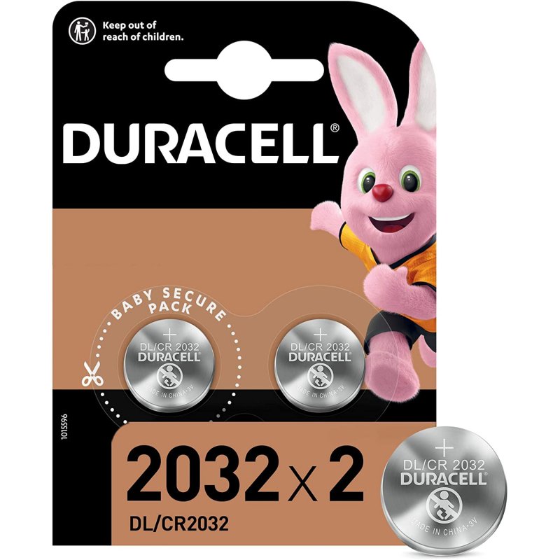 Duracell CR2032 Pilas de Botón Litio para Dispositivos Especializados