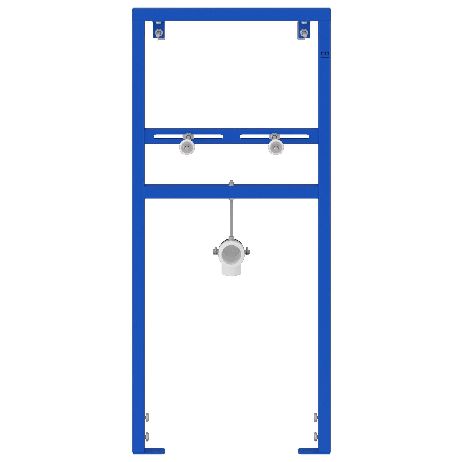 Accesorios de Baño vidaXL Azul Metal 50 x 17.5 x 136 cm Duradero