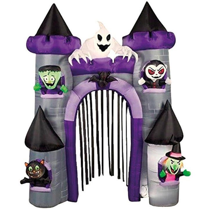 Castillo de Halloween Hinchable Led (Partilandia)