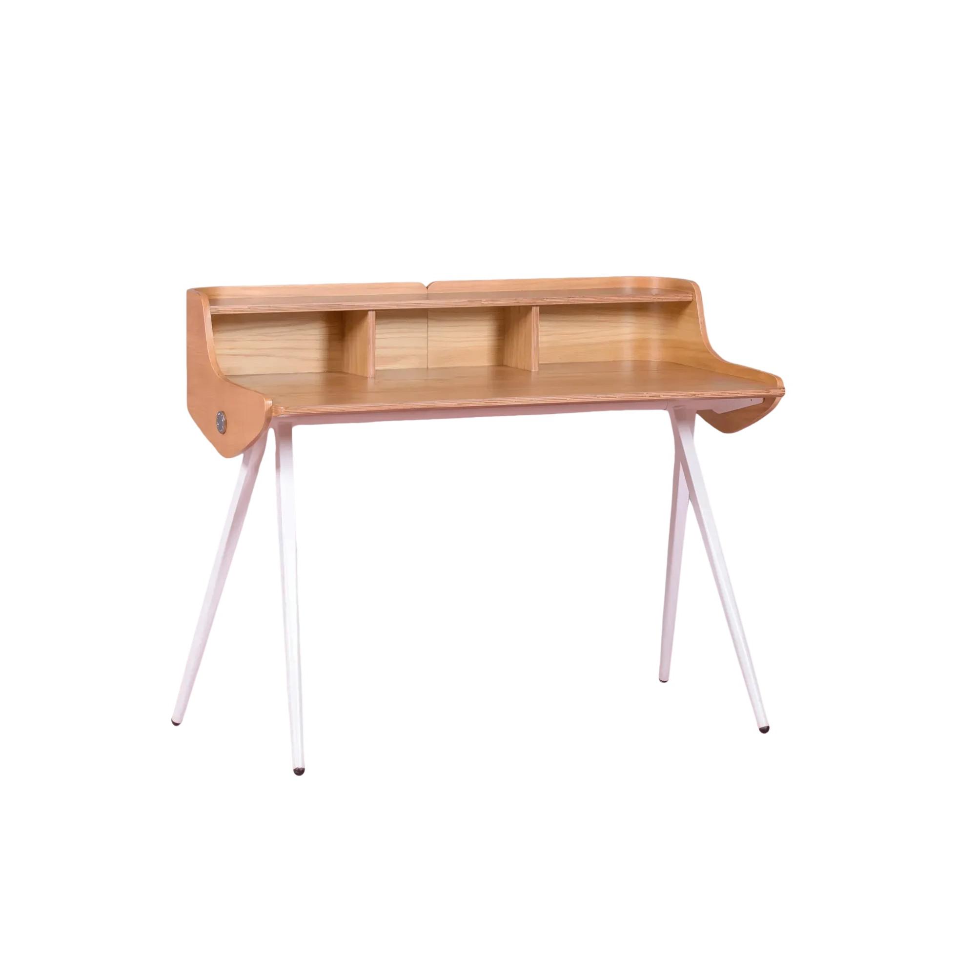 Nest Dream - Mesa nórdica de escritorio en madera maciza de roble - Oakland