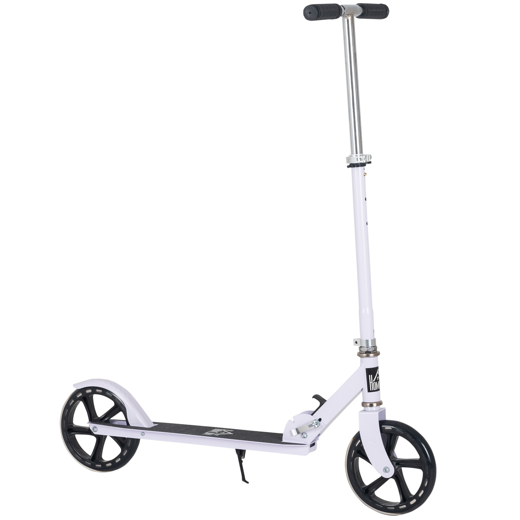 Homcom - Patinete Scooter Ajustable 2 ruedas Negro