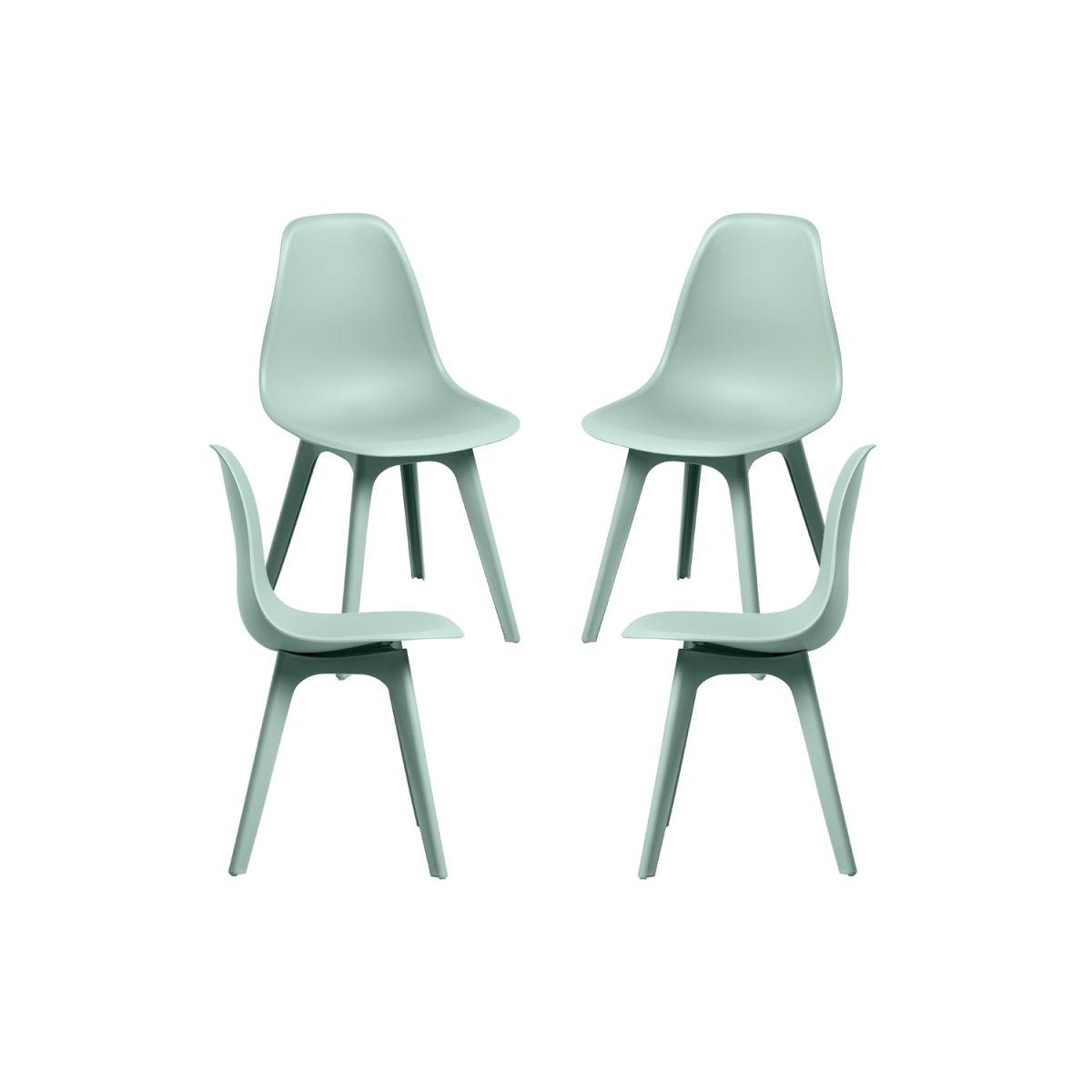 Regalos Miguel - Packs Sillas Comedor - Pack 4 Sillas Kelen Suprym - Celadón