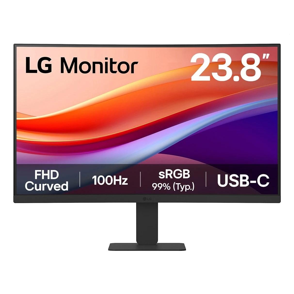 Monitor de Oficina y Teletrabajo LED LG 23,8" Full HD 24U421A-B  | 100 Hz, 5 ms, 16:9, Flicker-Free, Adaptive-Sync, Compatible VESA