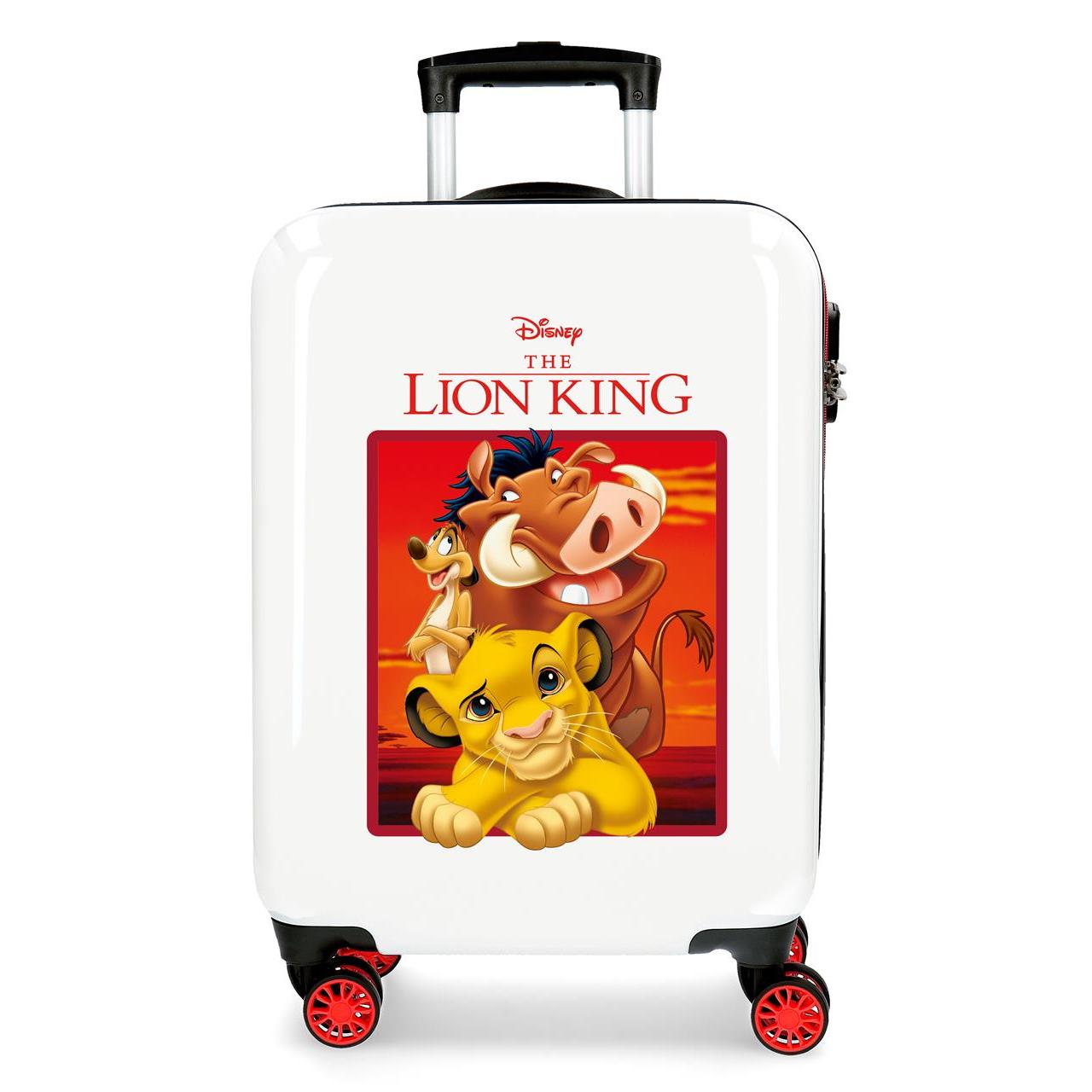 Disney Maleta De Cabina ABS Rígida The Lion King Rojo