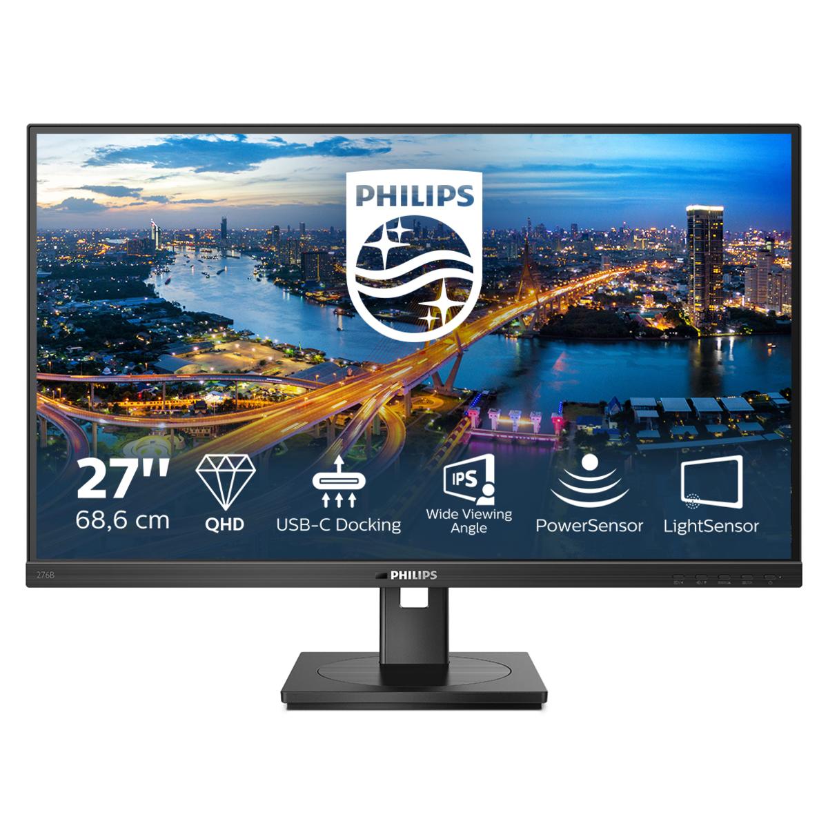 Philips Monitor - 27" LED - 276B1/00 - Negro