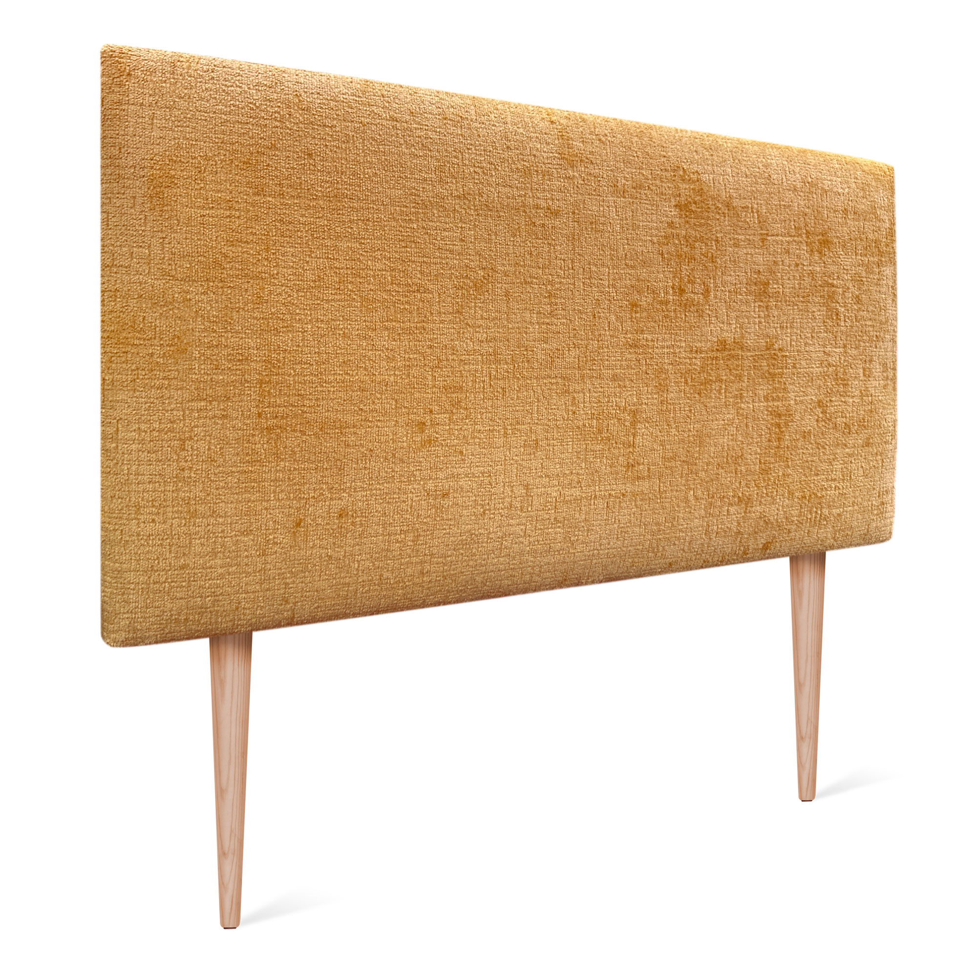 DHOME Cabecero en Lana Liso con Patas Alta Gama Moderno con 8cm Grosor