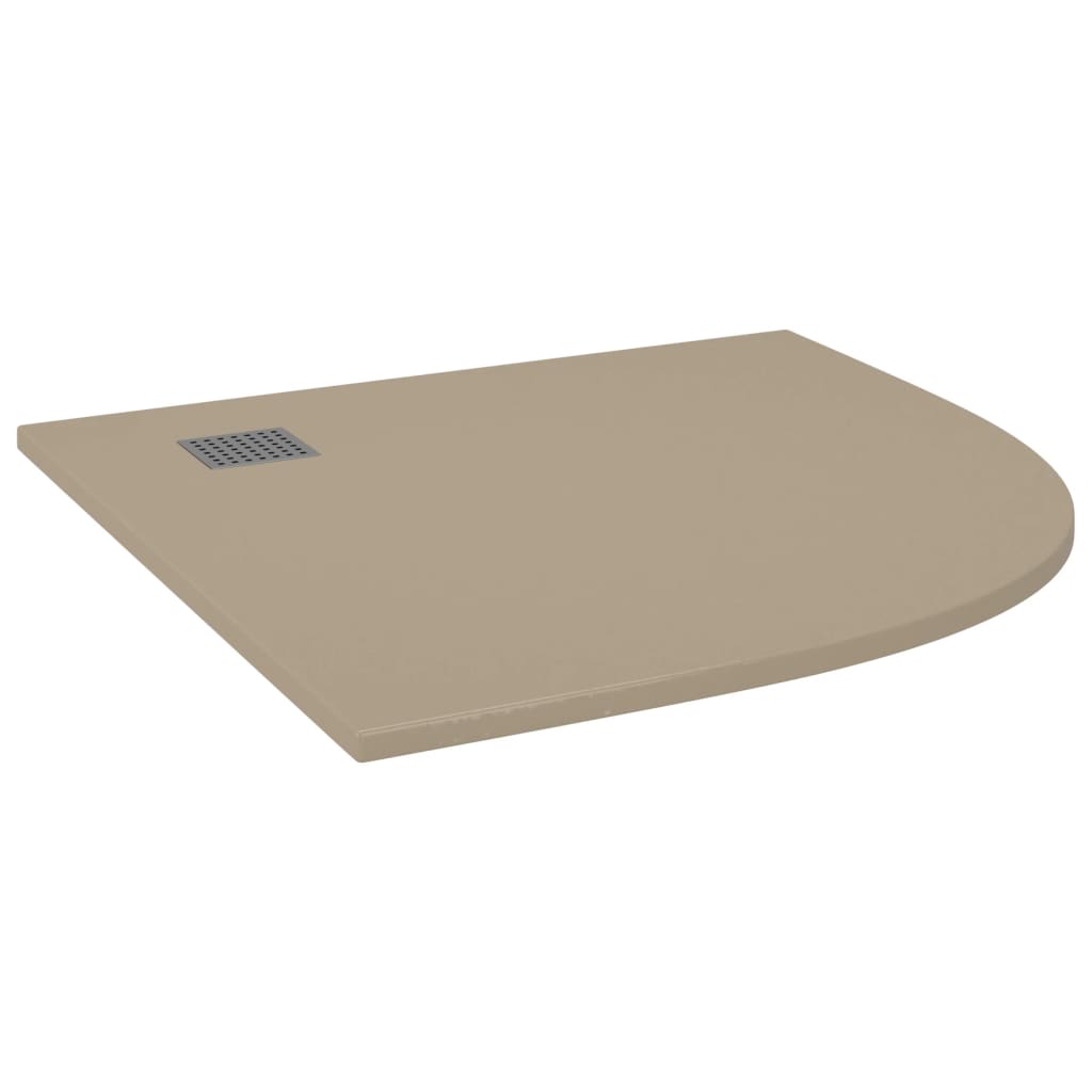 vidaXL Plato de Ducha SMC 90x90 cm Receptáculo Base Placa Receptor Baño Color Gris,  Marrón, y mas