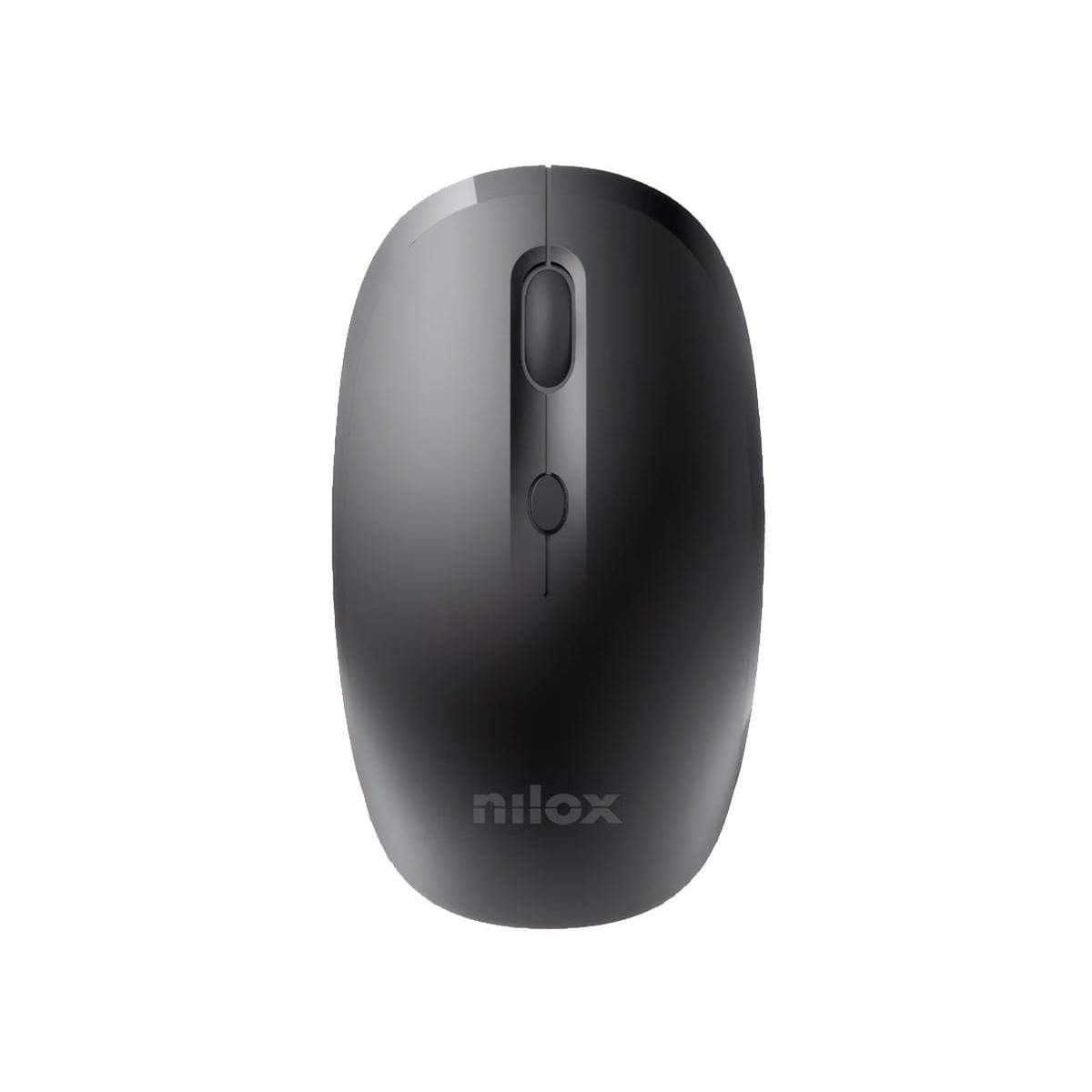NILOX NXMOWI4004 Negro / Ratón inalámbrico 4000 DPI, 4 botones