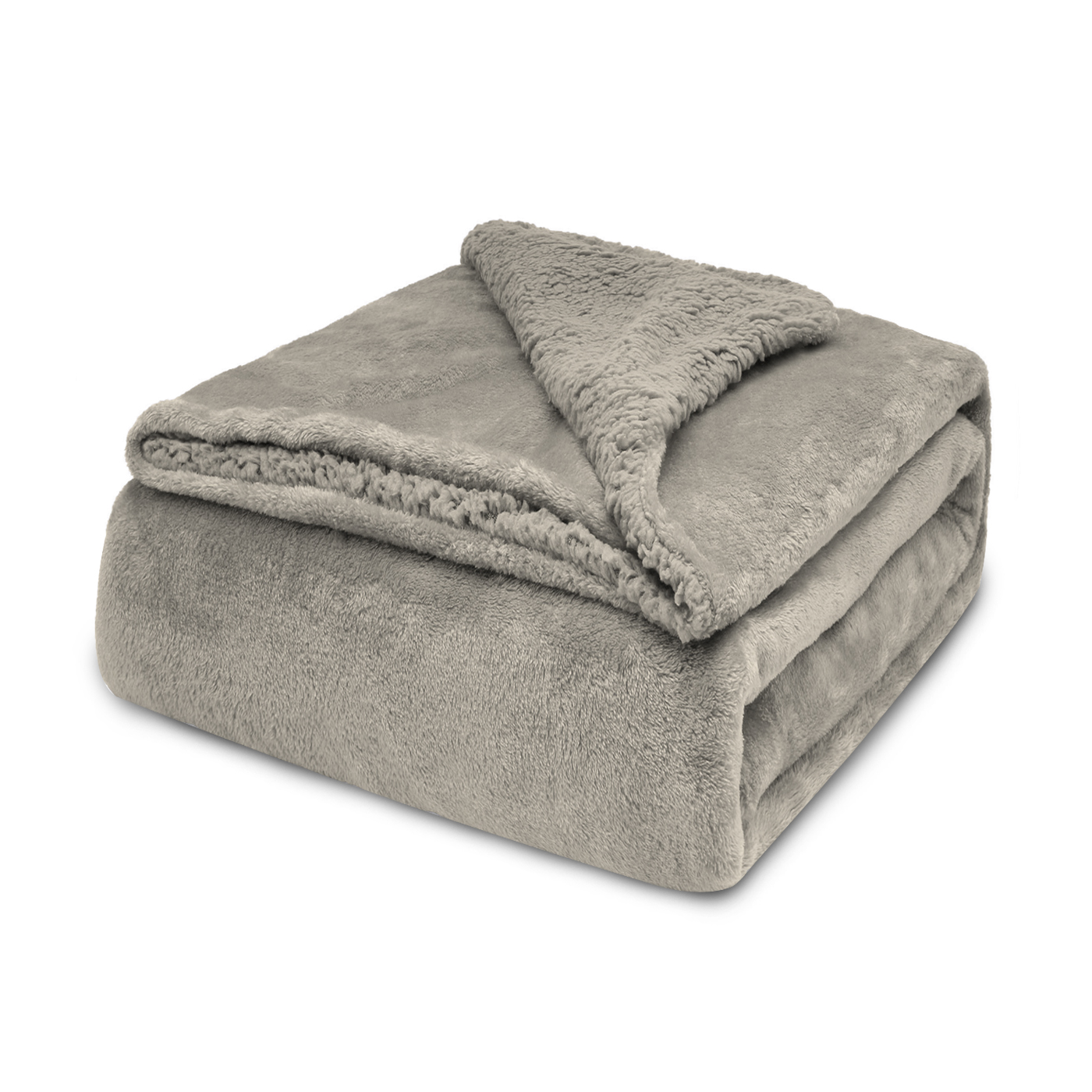 Manta Borreguito Sherpa Reversible 130x160 cm, Manta Sofa Invierno Polar Mantas para Cama Calentita Manta de Sofá Suave y Caliente con Borreguito Multiusos, Extra Suave