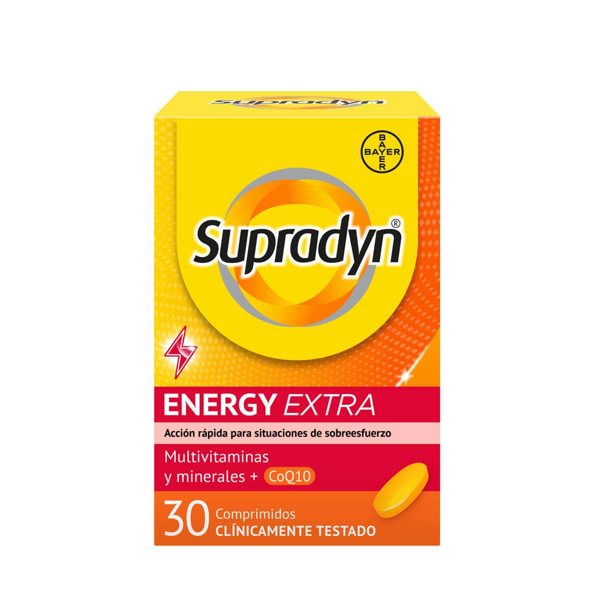 Supradyn energy extra 30 comprimidos