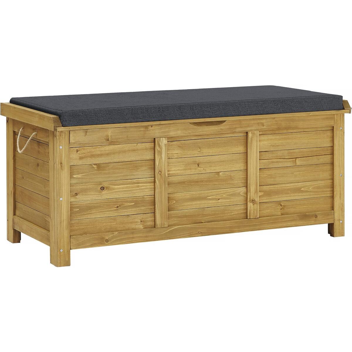 Habitat y Jardin - Caja de jardin de madera "Gana" - 125 x 60 x 54 cm - Marrón
