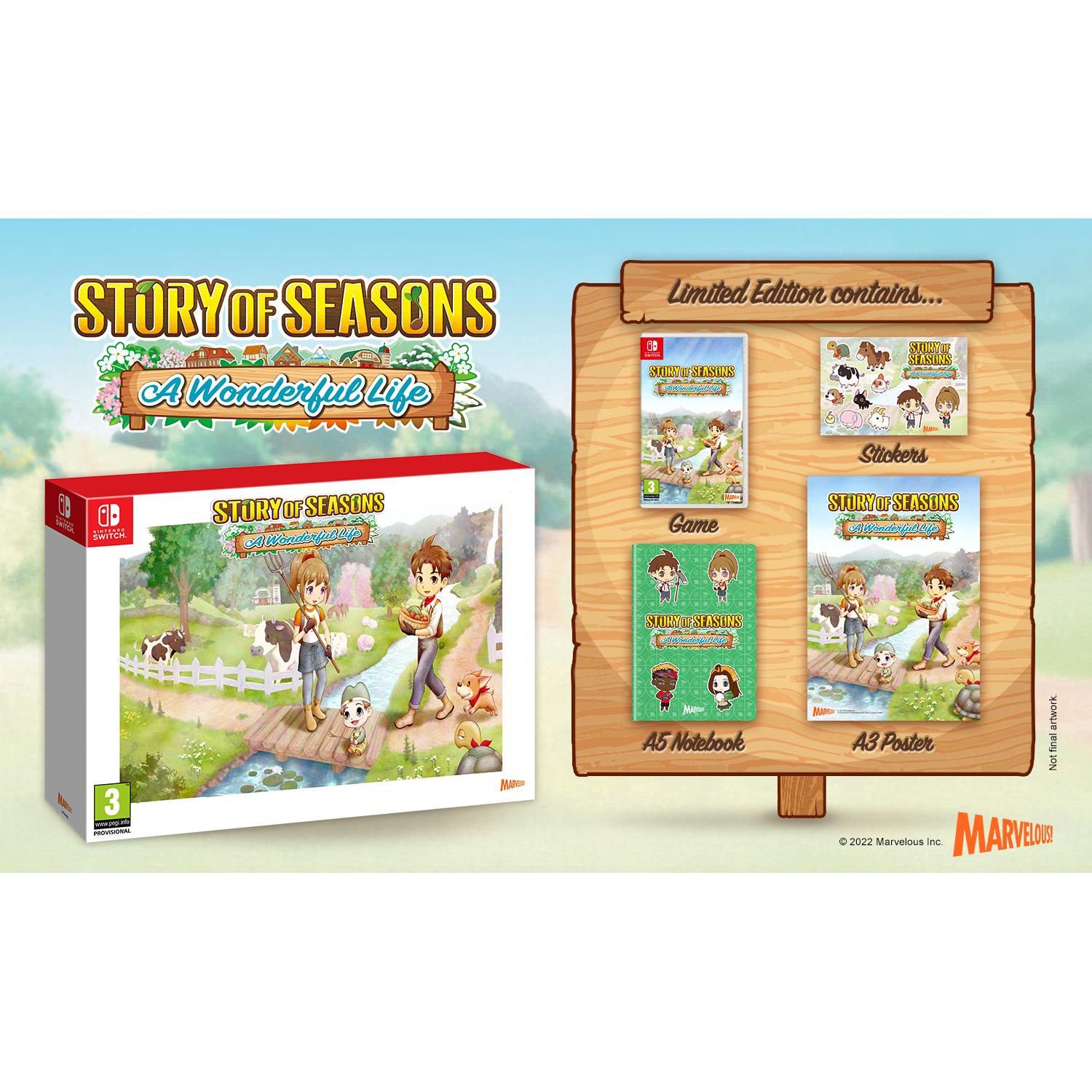 Story of Seasons A Wonderful Life Edicion Limitada - Switch - Nuevo Precintado - PAL España