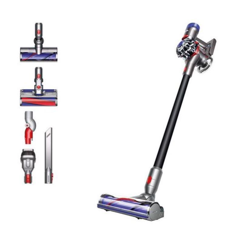 Dyson V8™ Total Clean aspiradora sin cable motor digital V8, 2 Tier Radial™, hasta 40 min, antienredos, Níquel/Negro