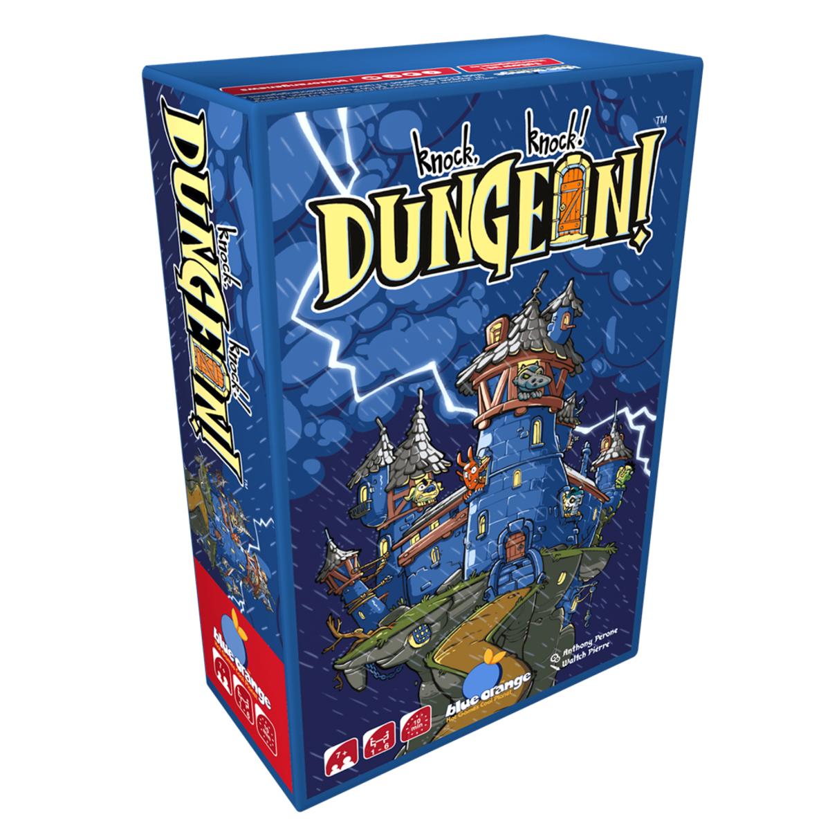 Asmodee - Juego de mesa Knock ! Knock ! Dungeon