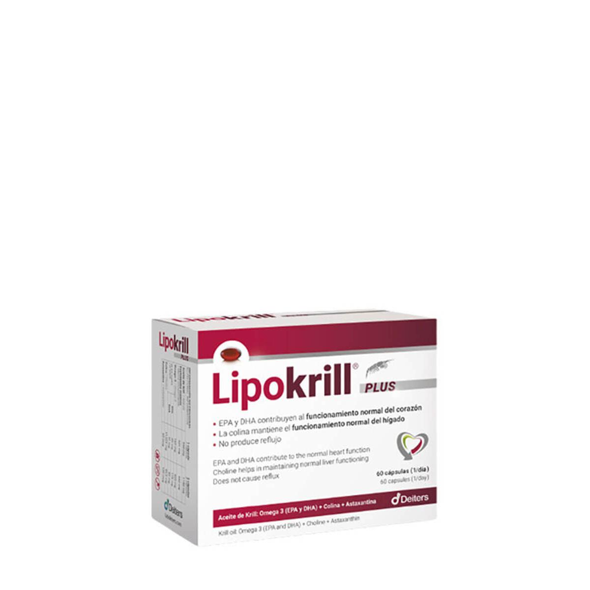 Deiters lipokrill plus 60 cápsulas