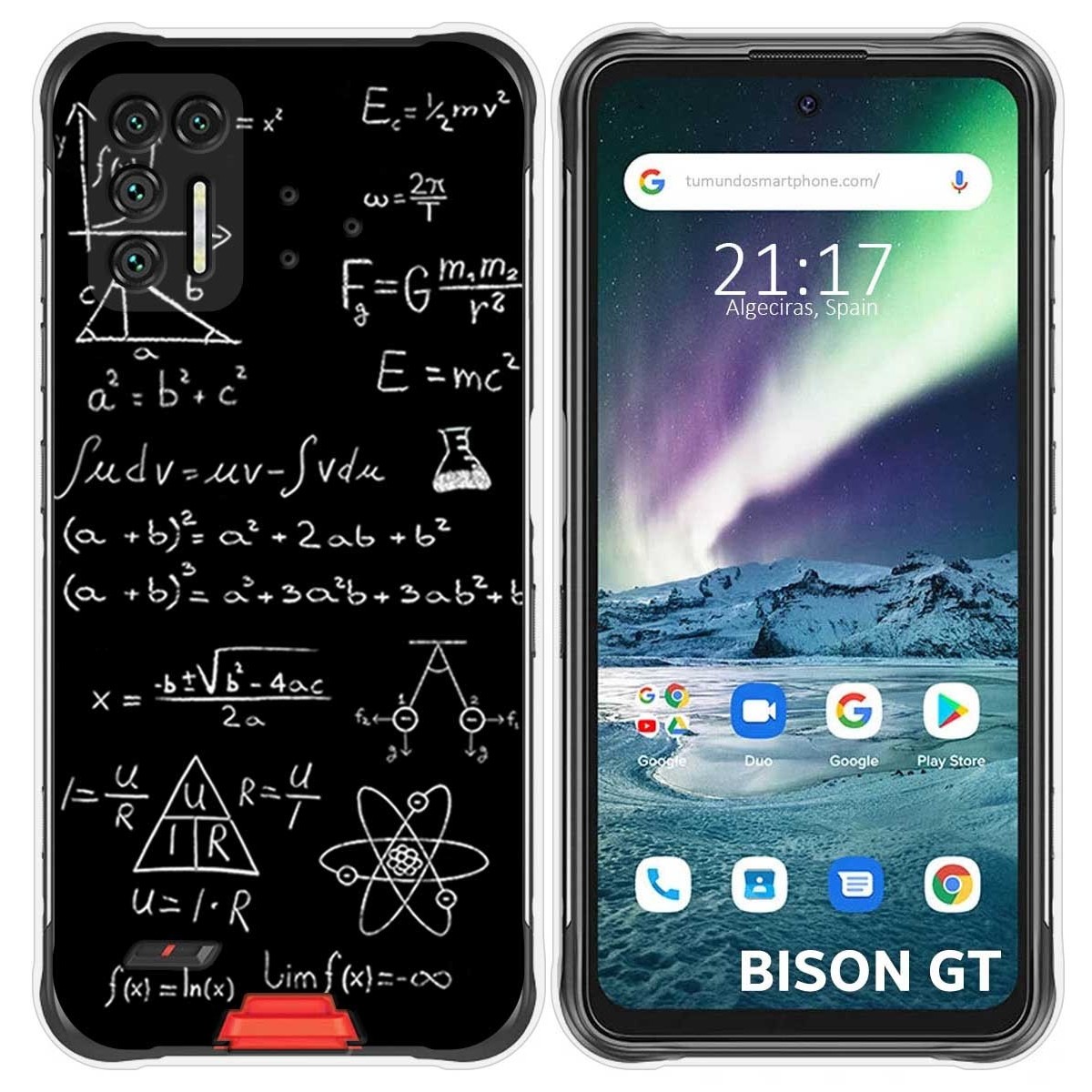 Funda Silicona para Umidigi Bison GT diseño Formulas Dibujos