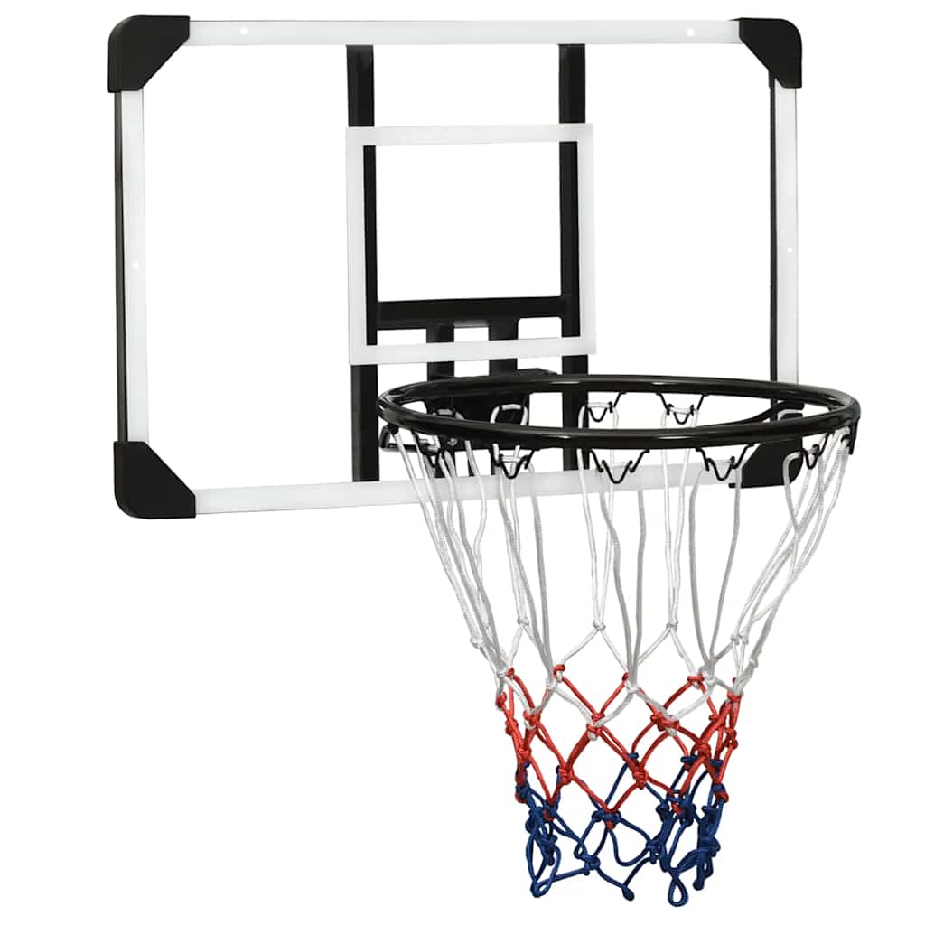 vidaXL Tablero de Baloncesto Policarbonato Transparente Deporte Juego Pared Dimensiones 71 x 45 x 2.5 cm, 90 x 60 x 2.5 cm, 106 x 69 x 3 cm