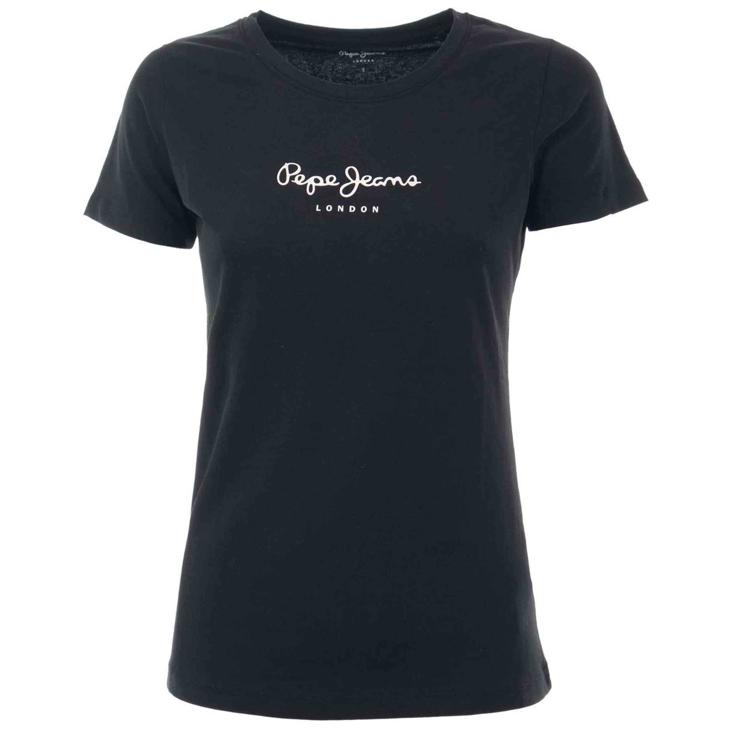 Camiseta De Manga Corta Pepe Jeans para Mujer en color Negro