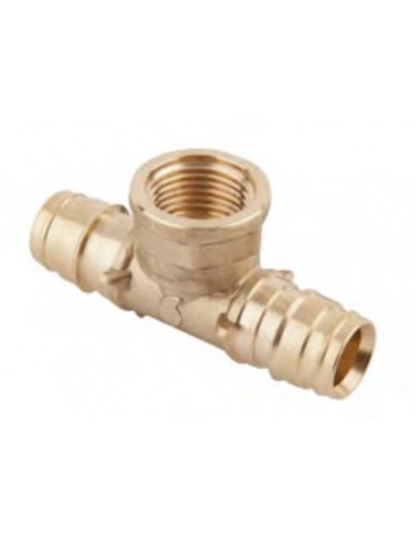 Te Bateria Hembra Ø 16x1/2" p/Polietileno PEX Fittings Estandar PRTB1612