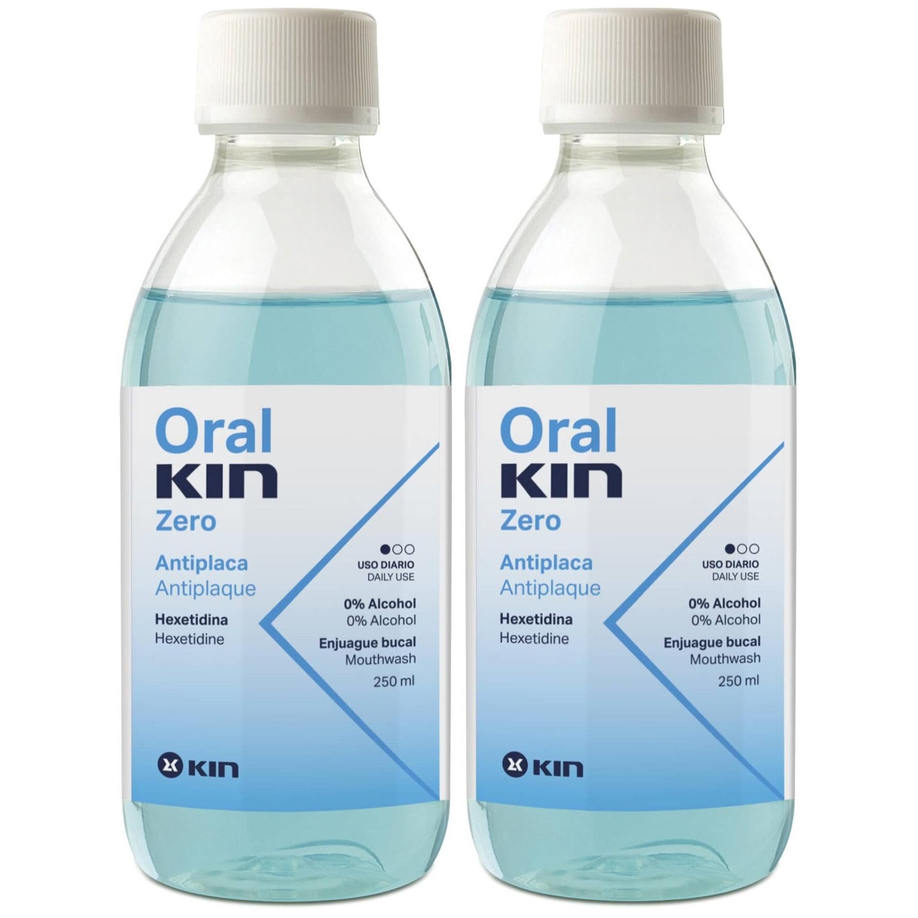 Set Enjuague Bucal Oralkin Zero 2 x 500 ml