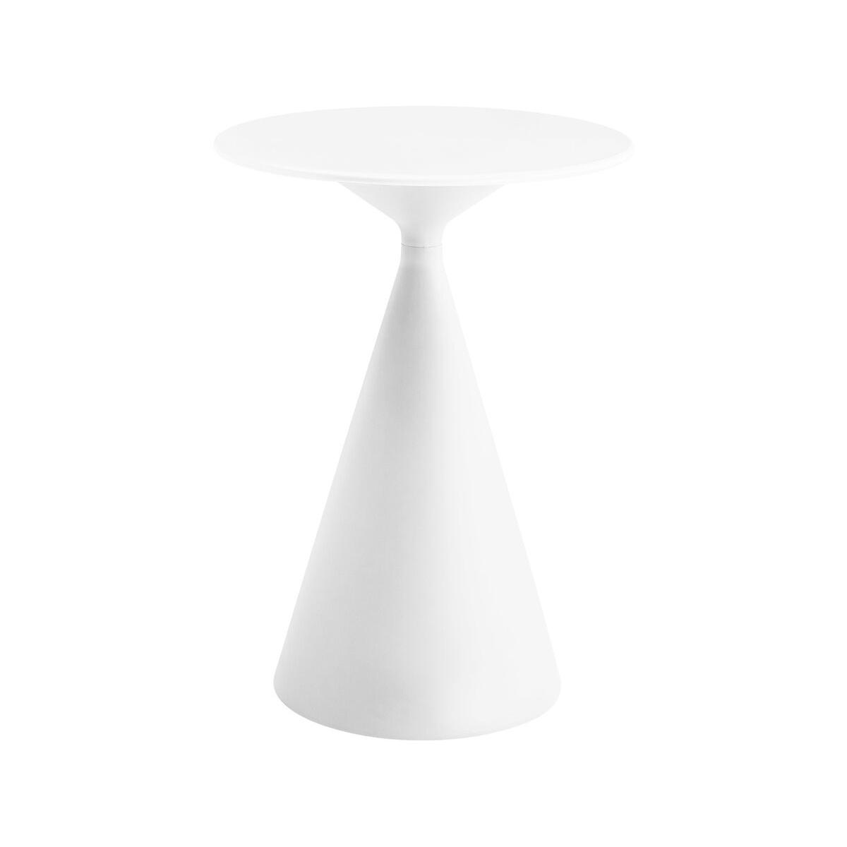 Habitat y Jardin - Mesa bistro de jardín ⌀80 cm "Néora" - Blanca