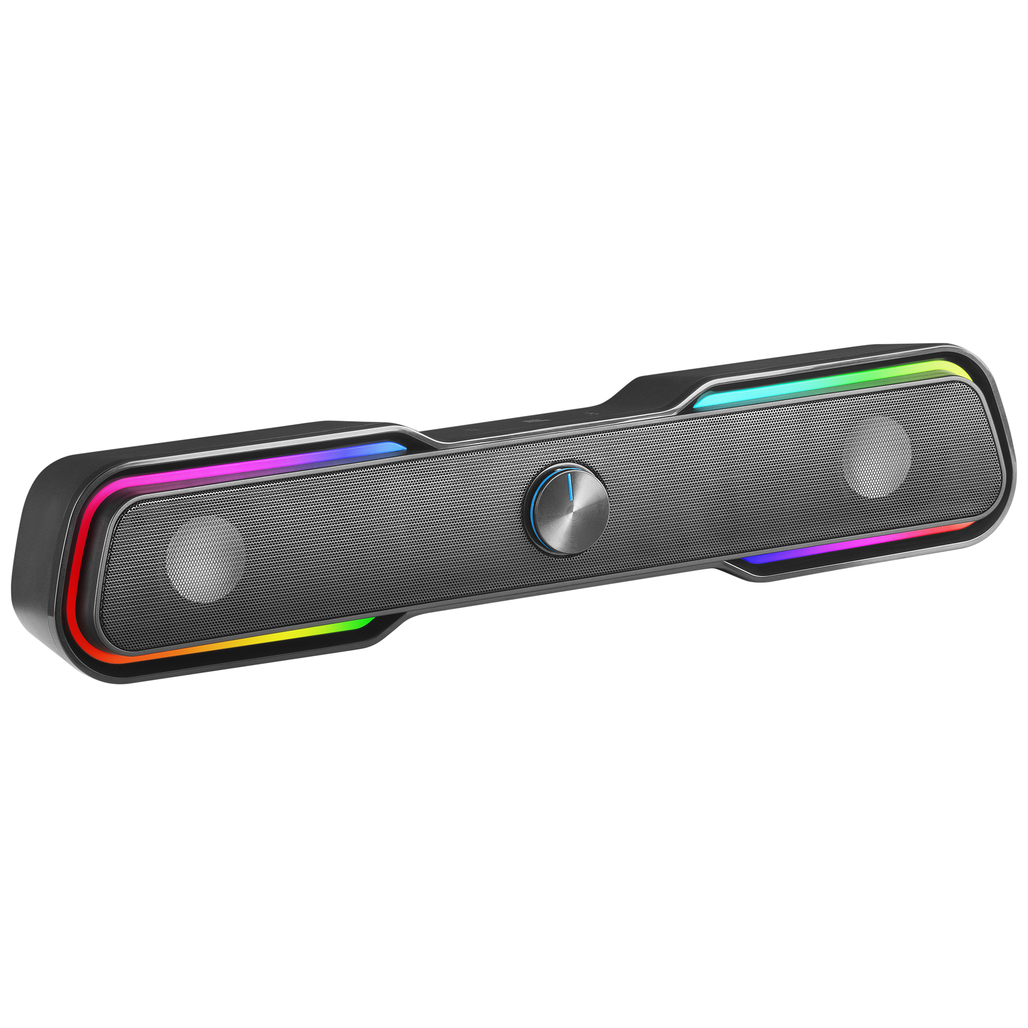 Mars Gaming MSBX, Barra de Sonido RGB, Bluethooth 5.0 + Jack 3.5, Sonido DSP 10W, Barra de Sonido Negro o Blanco