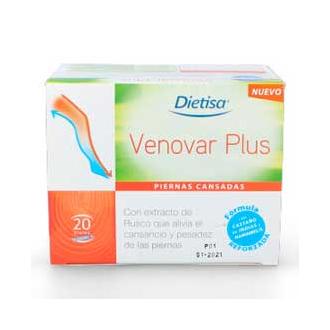Dietisa Venovar Plus - Complemento Alimenticio Líquido para Aliviar el Cansancio y Pesadez de Piernas - Salud de la Mujer