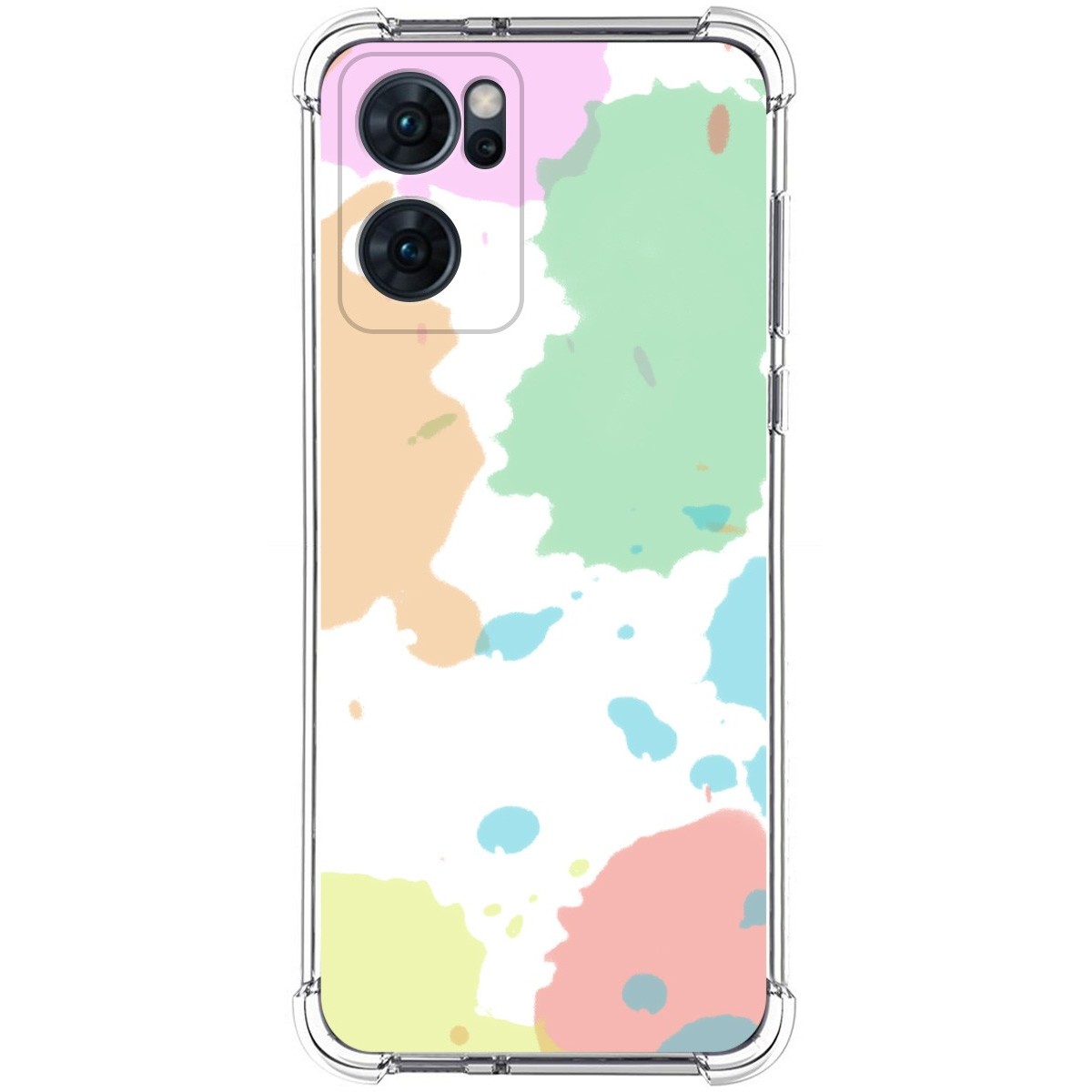 Funda Silicona Antigolpes para Oppo Reno 7 5G diseño Acuarela 05 Dibujos