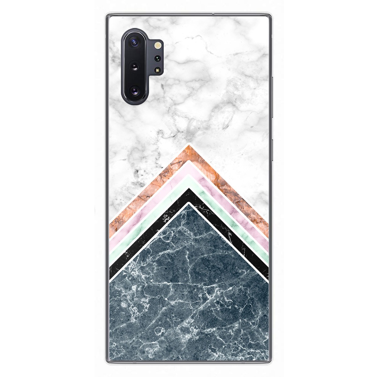 Tumundosmartphone Funda Gel Tpu para Samsung Galaxy Note10+ diseño Mármol 05 Dibujos