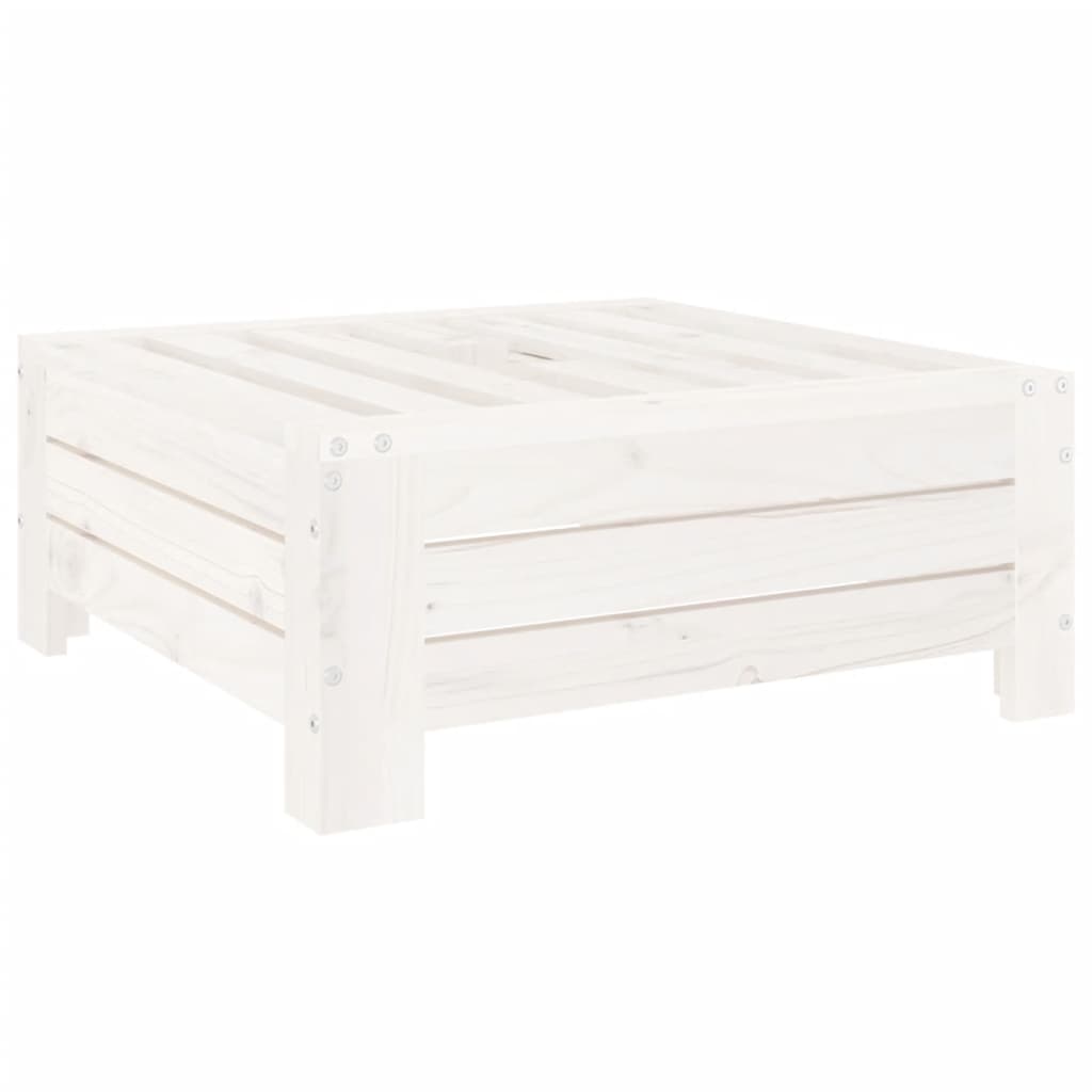 vidaXL Cubierta para base de sombrilla madera maciza de pino blanco