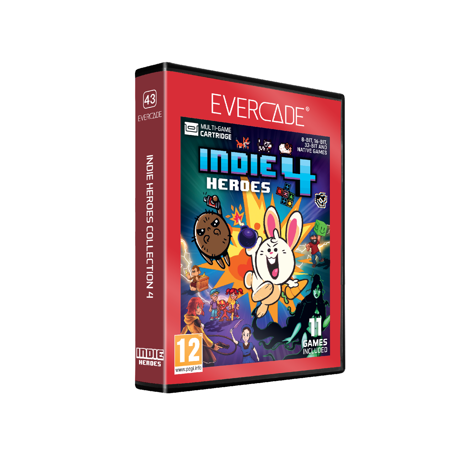 Cartucho Evercade Indie Heroes 4 - Nuevo precintado - PAL España