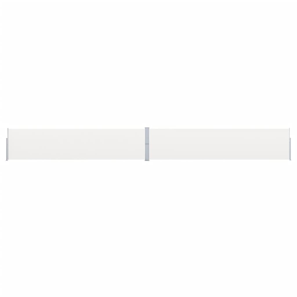 vidaXL Toldo lateral retráctil para patio 170x1200 cm Color Negro, Crema, Antracita