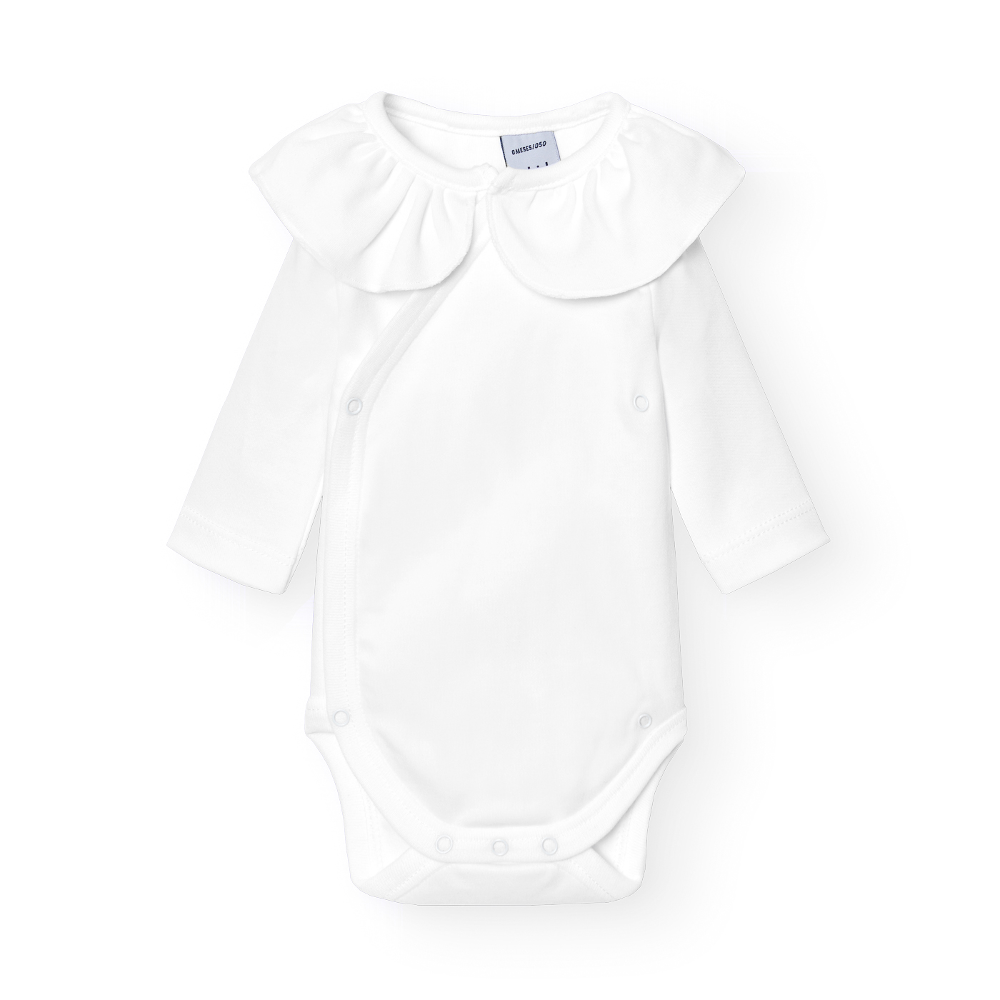 Basicos Babidu pack de 2 bodys cruzado cuello volante
