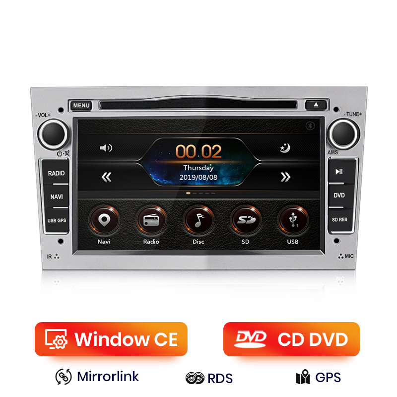 Junsun - Junsun-Radio Multimedia con navegación para coche, autorradio estéreo 2 din con DVD, para Opel Astra Meriva Vectra Antara Zafira Corsa