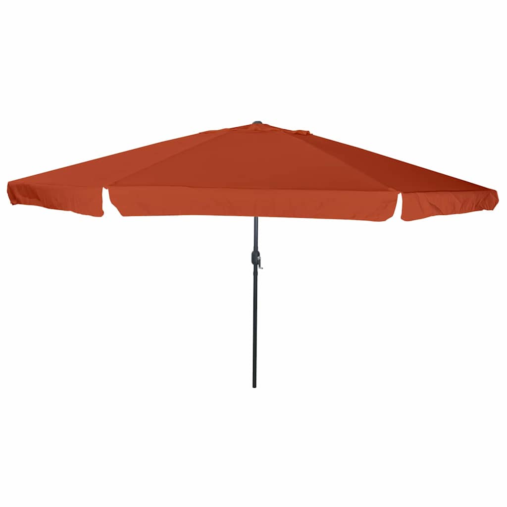 vidaXL Sombrilla de jardín Terracota 394 x 394 x 248 cm