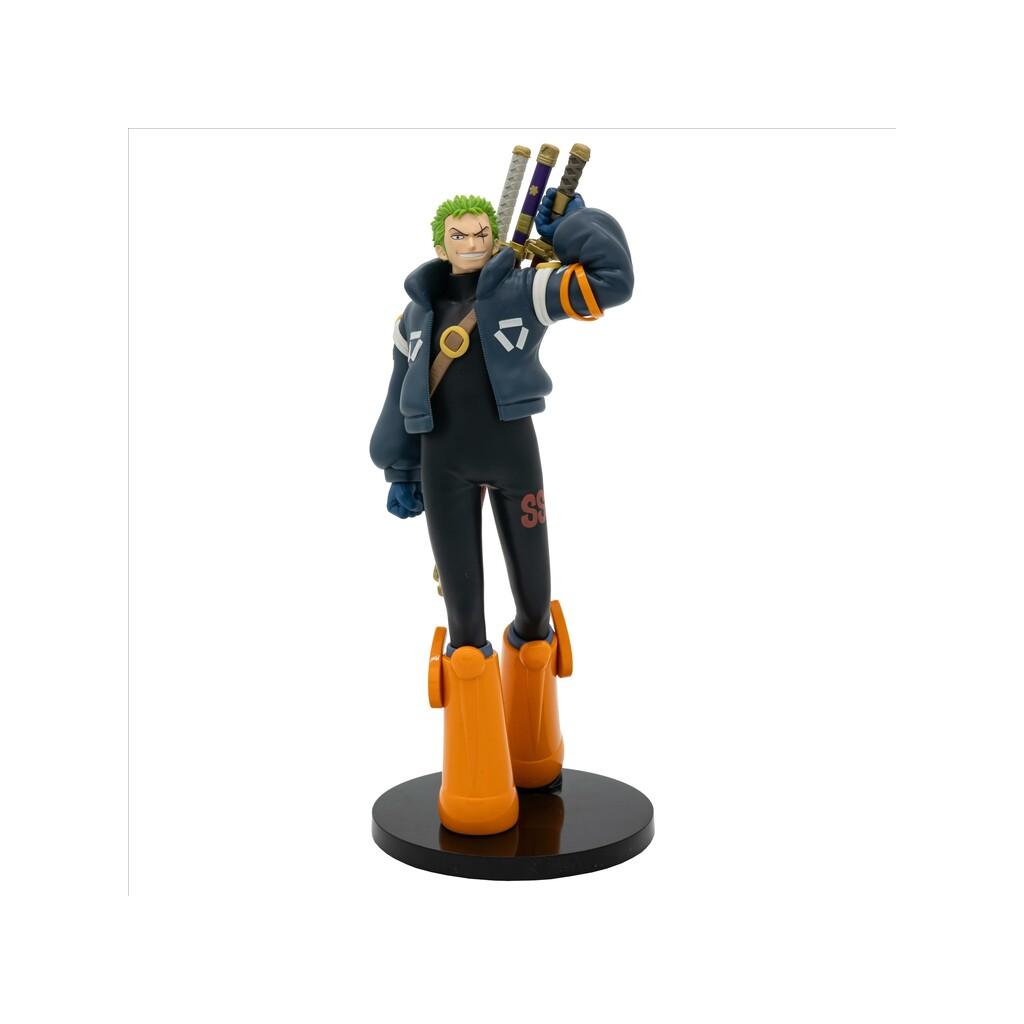 One Piece The Shukko Figura Ronronoa Zoro Ver Egghead de 17 cm