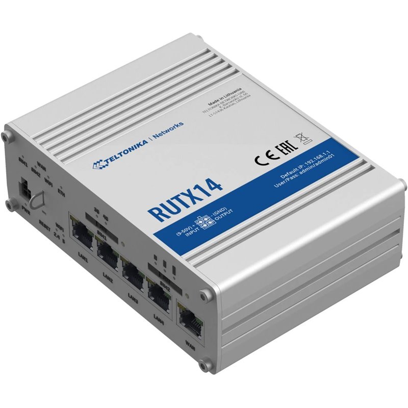 Teltonika Router RUTX14 4G LTE CAT12