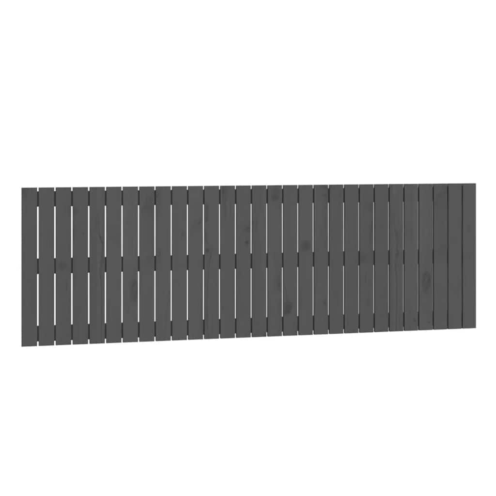 vidaXL Cabecero de cama de pared madera maciza de pino 185x3x60 cm