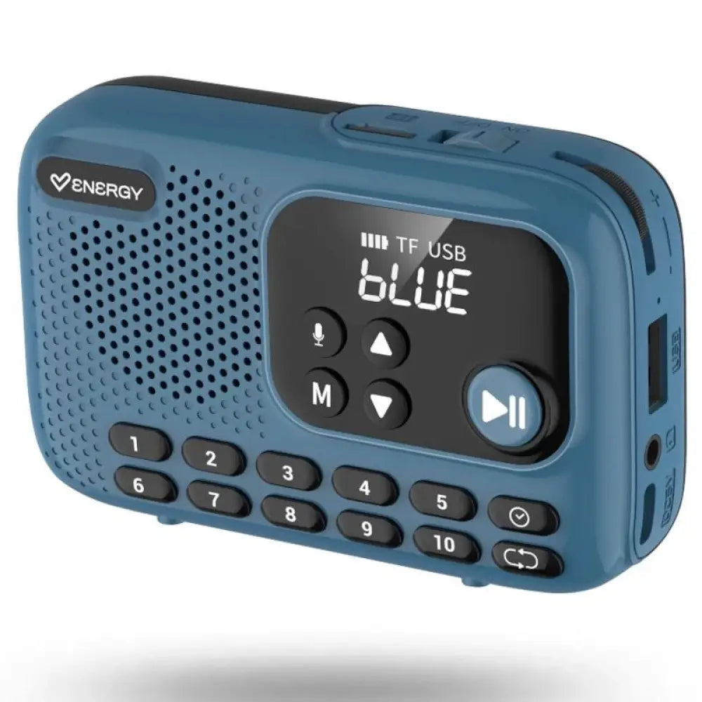 Radio Portátil Energy Sistem TunerGo FM LED USB Type-C