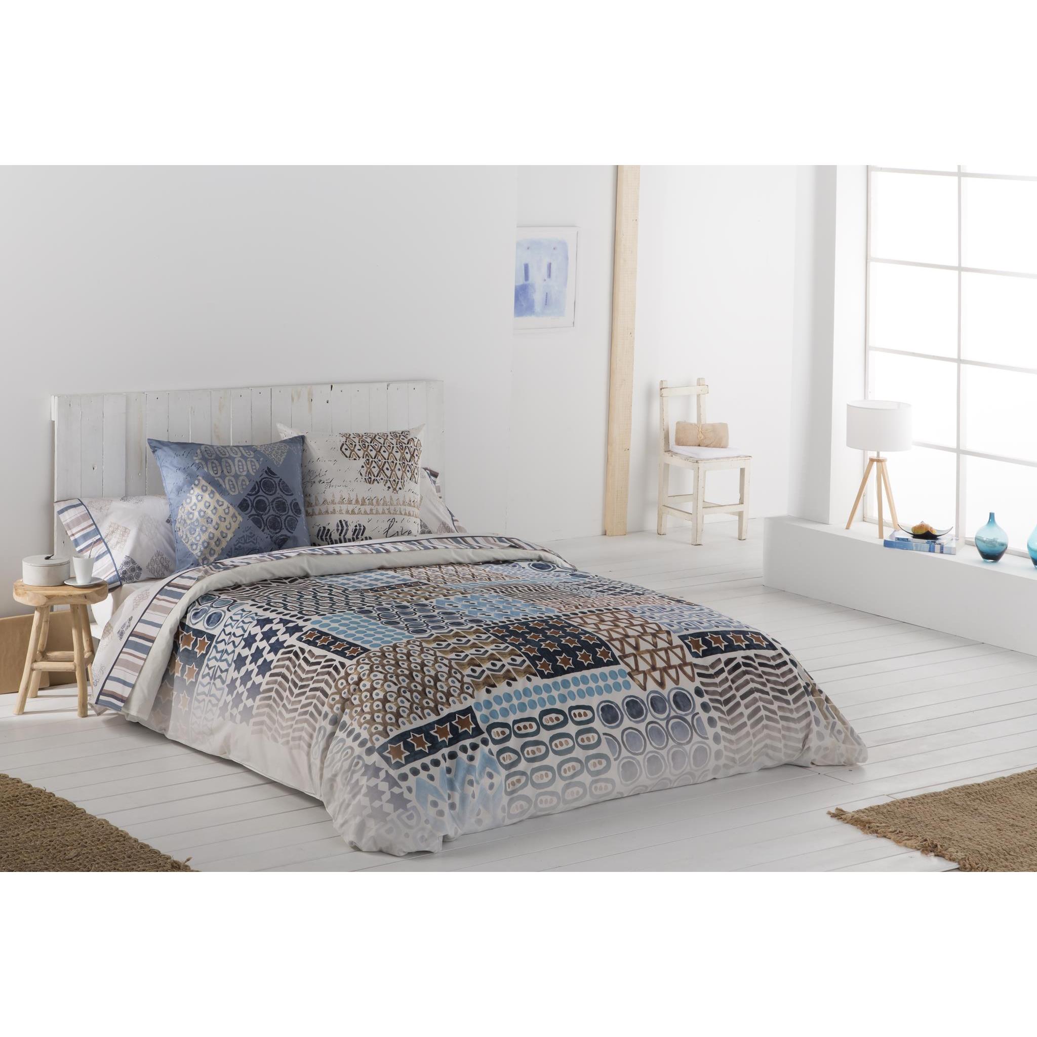 JVR - Funda nórdica juego de 2 piezas modelo EXOTIC - Tejido 100% Algodón - Estampado digital - Fabricado en España - Cama 90/105/135/150/160/180