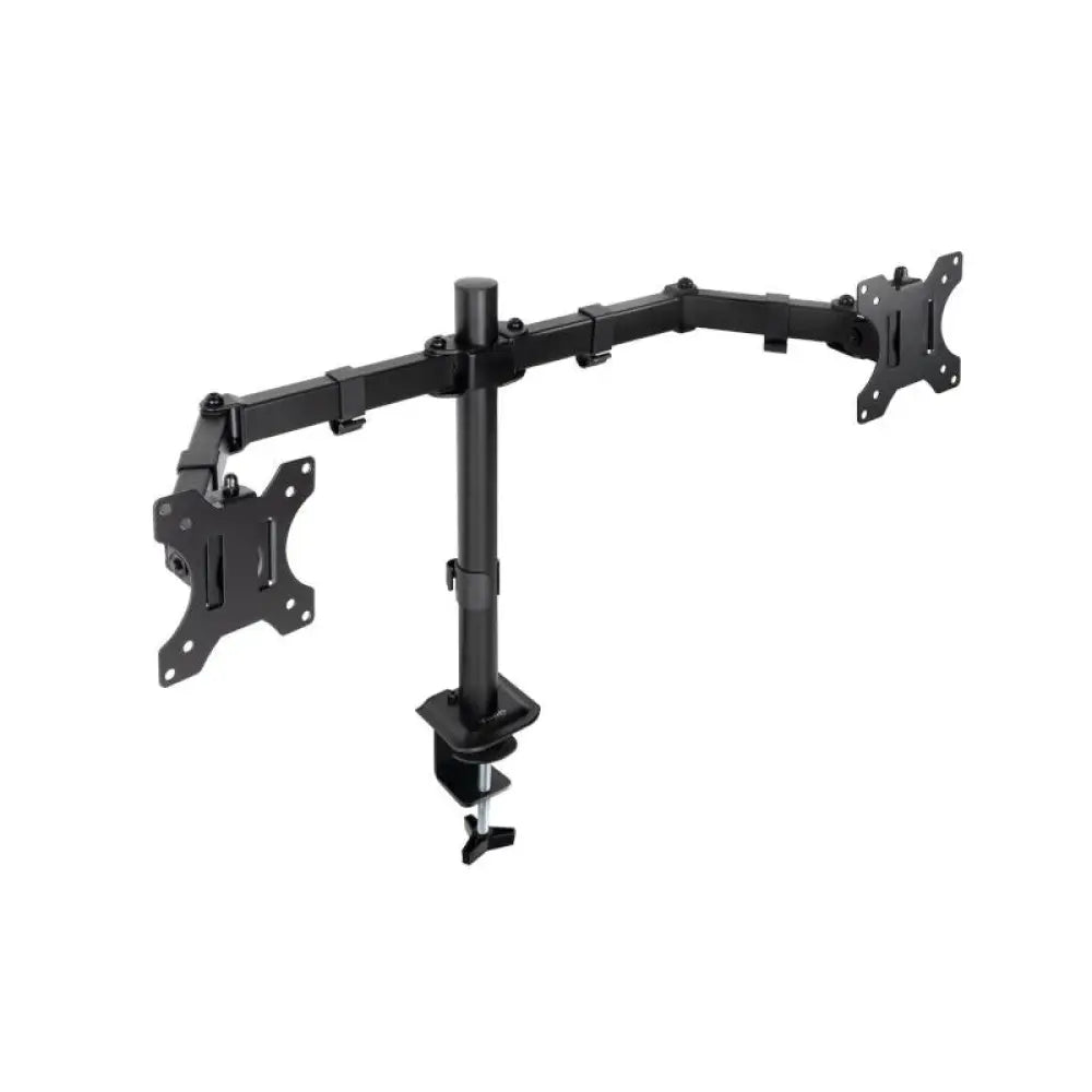 TooQ Soporte de Mesa para 2 Pantallas 17-27" Negro