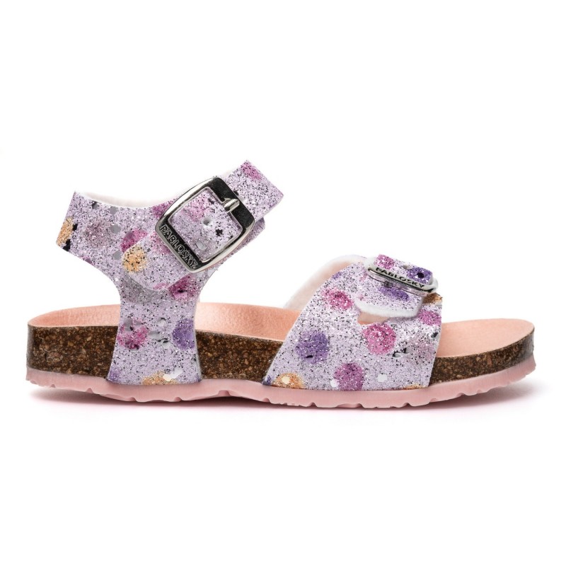 Sandalias bio de niña PABLOSKY 446577 SANDALIA BIO LILA 37764 26V