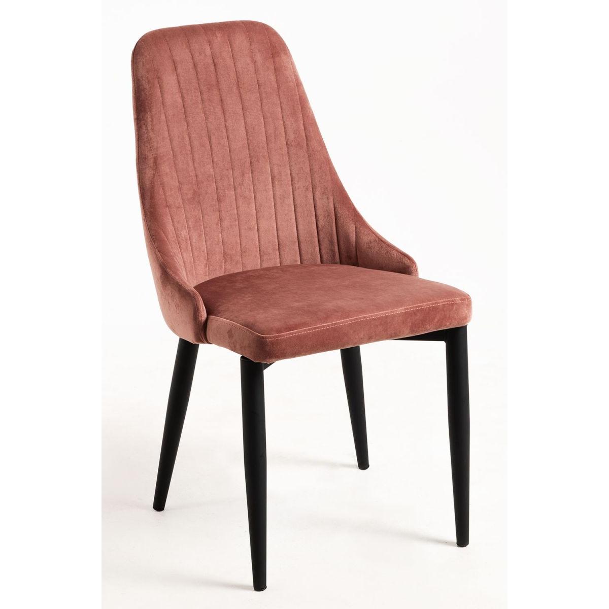 Regalos Miguel - Sillas Comedor - Silla Kan Terciopelo - Rosa