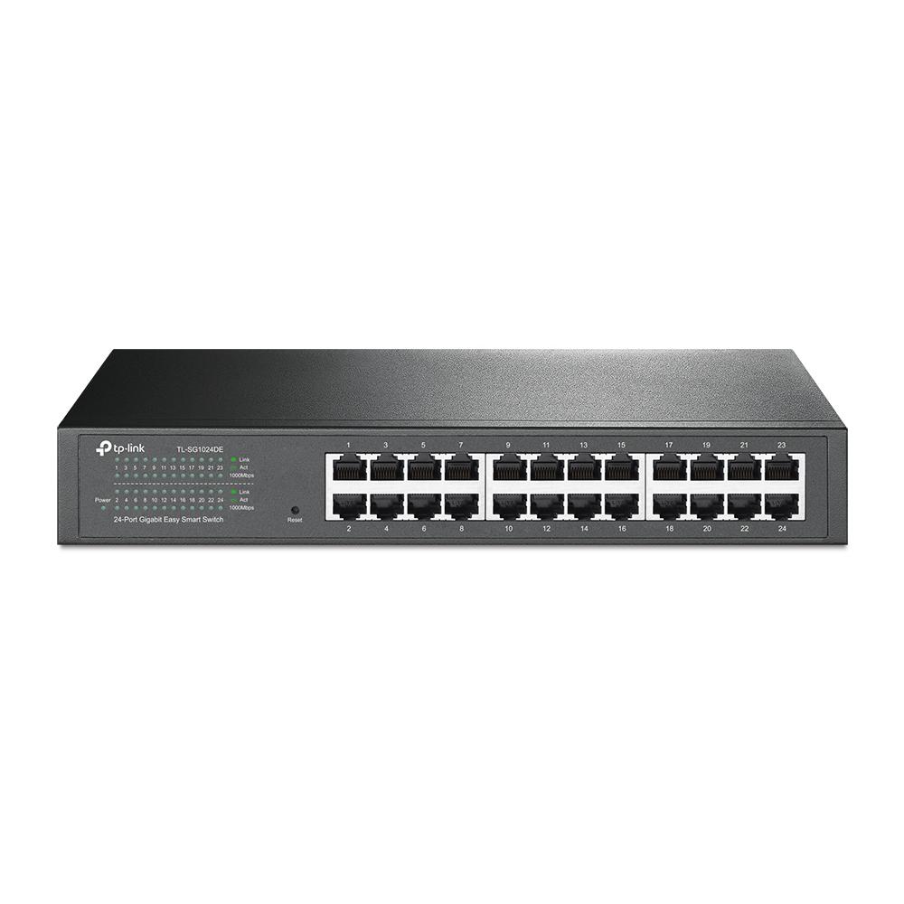 TP-LINK JetStream 24 puertos RJ-45 Negro TL-SG1024DE