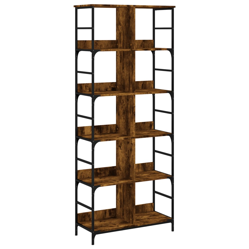 Vidaxl Estantería de Madera Ingeniería 78,5x33x188,5 Cm Negro