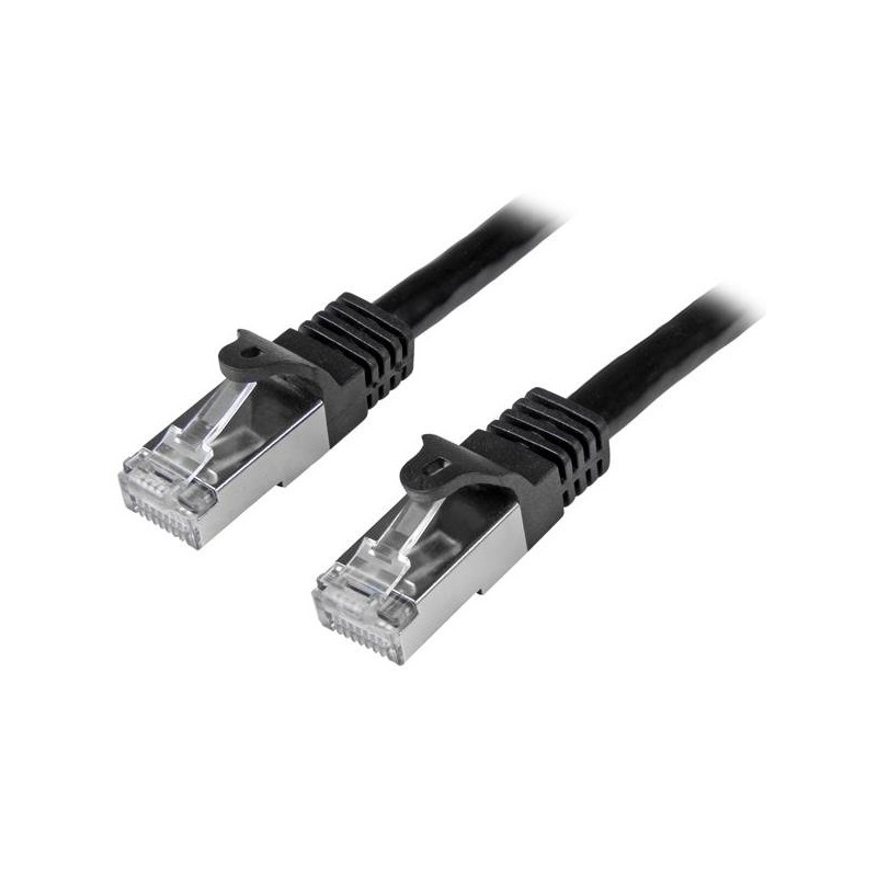 StarTech.com - N6SPAT5MBK cable de red Negro 5 m Cat6 SF/UTP (S-FTP) N6SPAT5MBK